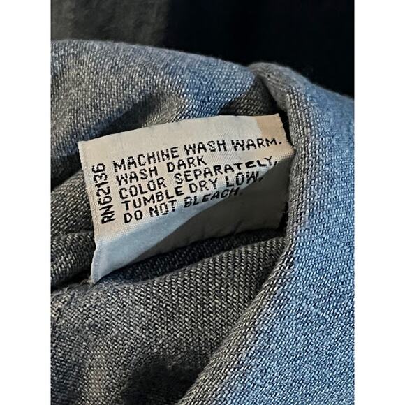 Vintage NWT GUESS Jeans USA Shirt Mens Denim 80s Size XL - Picture 6 of 6
